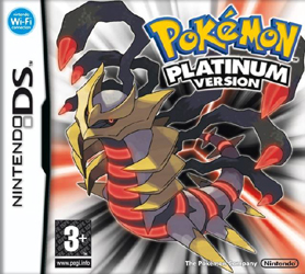 boite du jeu pokemon platine sur nintendo ds